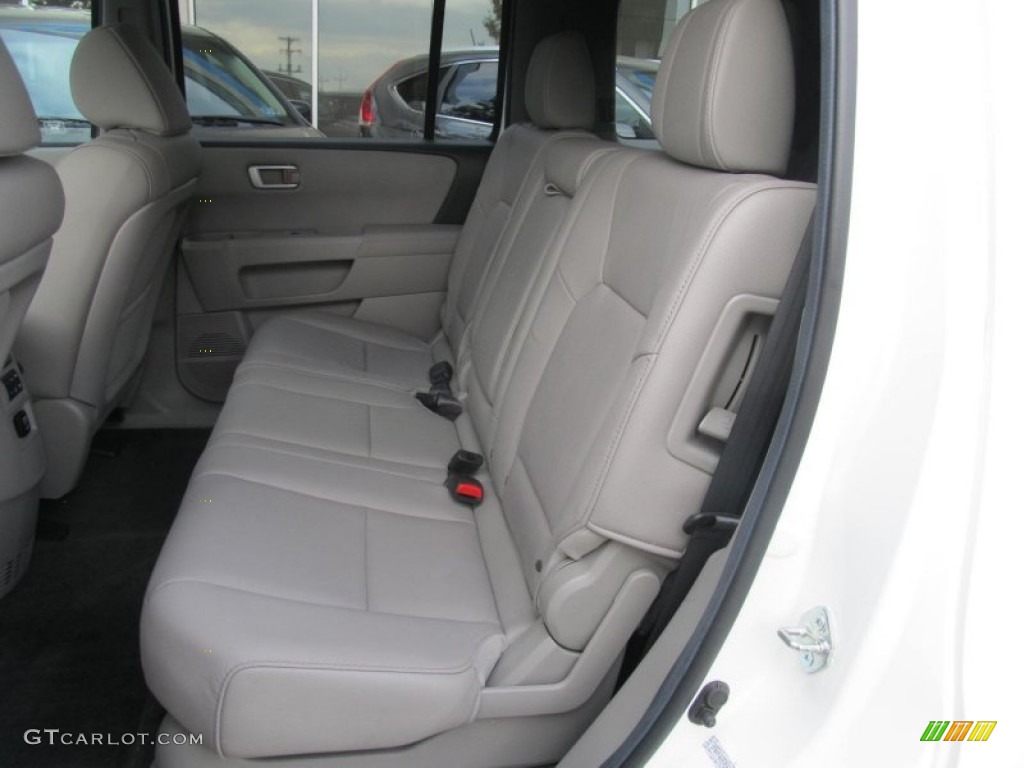 2012 Pilot EX-L 4WD - Taffeta White / Gray photo #10