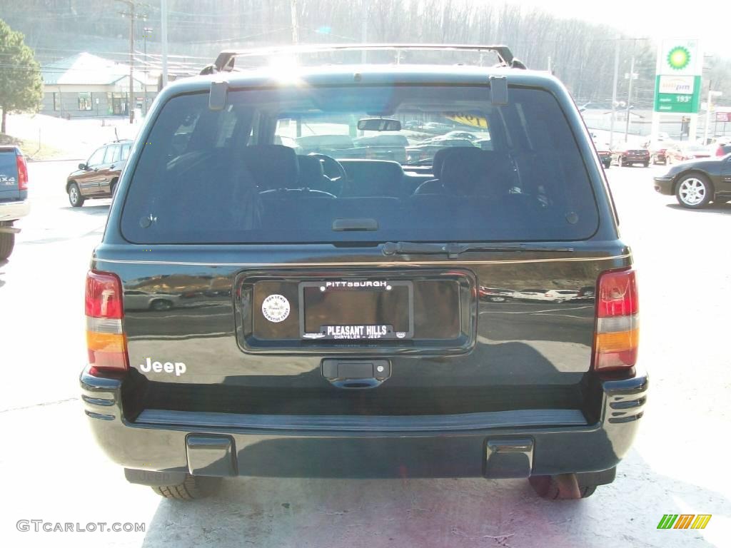 1997 Grand Cherokee Limited 4x4 - Black / Agate Black photo #3