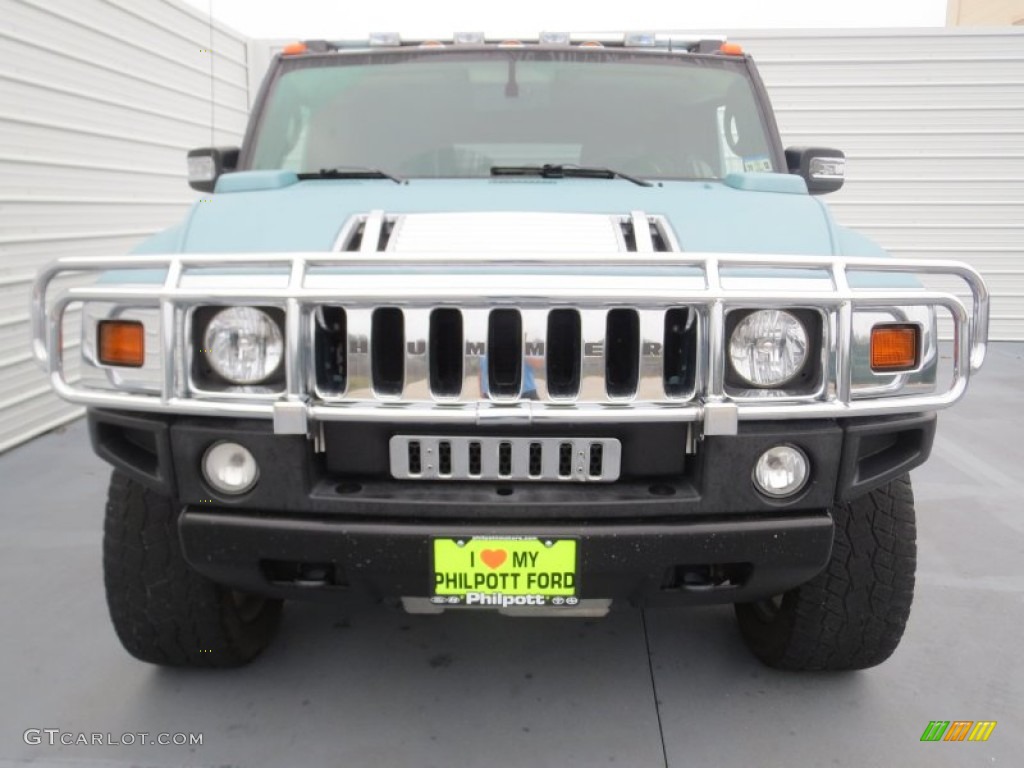 2007 H2 SUV - Glacier Blue Metallic / Ebony Black photo #7