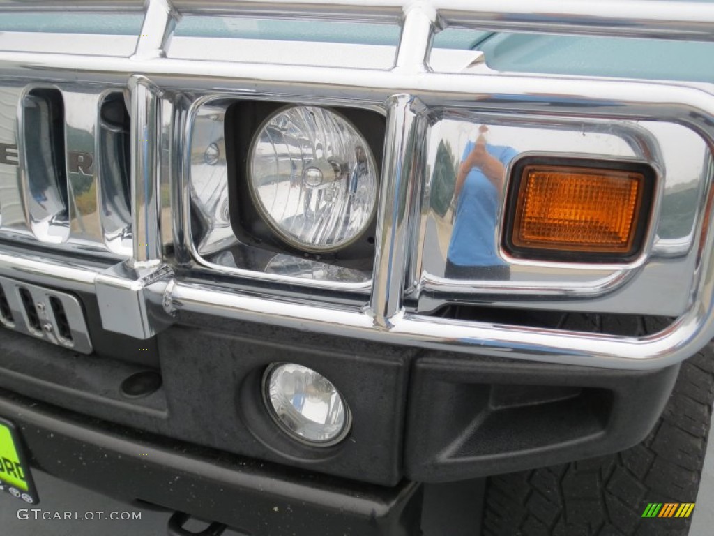 2007 H2 SUV - Glacier Blue Metallic / Ebony Black photo #8