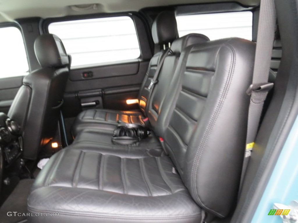 2007 H2 SUV - Glacier Blue Metallic / Ebony Black photo #28