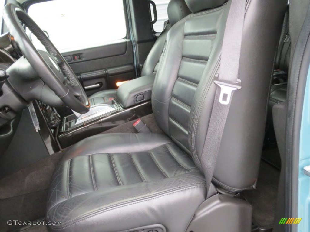 2007 H2 SUV - Glacier Blue Metallic / Ebony Black photo #31
