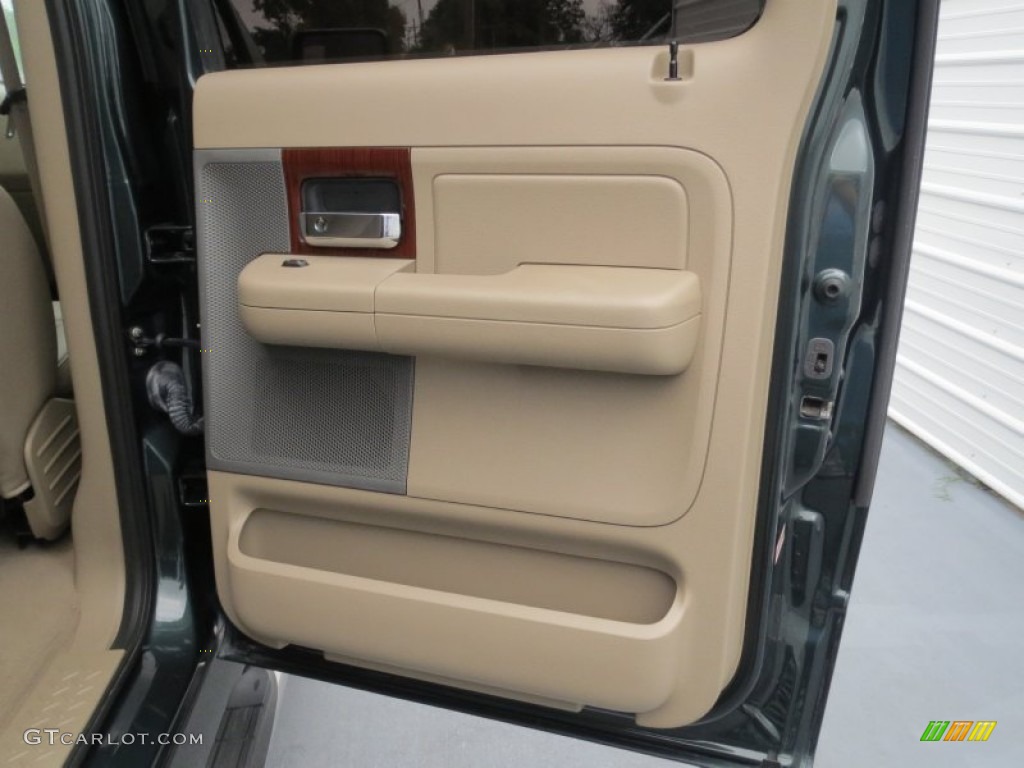 2006 F150 Lariat SuperCrew - Aspen Green Metallic / Tan photo #22
