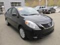 2012 Super Black Nissan Versa 1.6 SV Sedan  photo #6