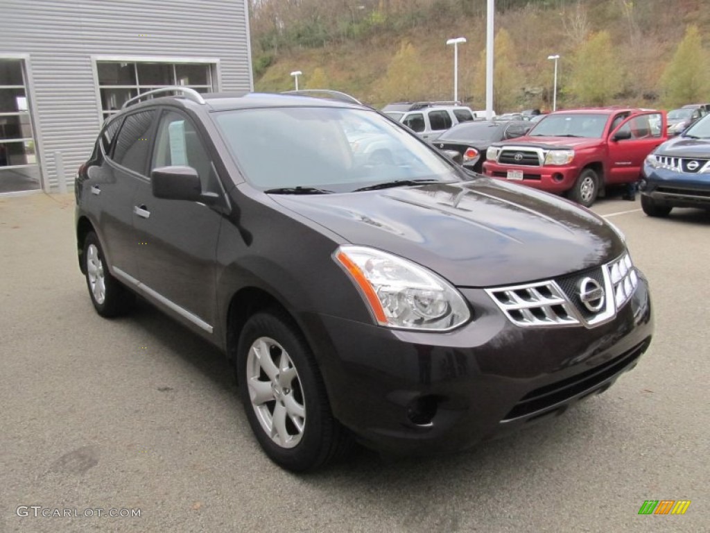 Black Amethyst 2011 Nissan Rogue SV AWD Exterior Photo #73178622