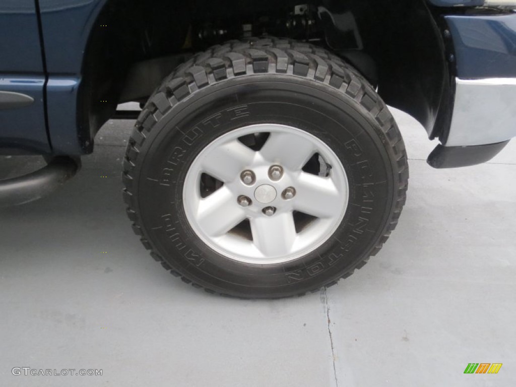 2003 Ram 1500 SLT Quad Cab 4x4 - Patriot Blue Pearl / Taupe photo #13