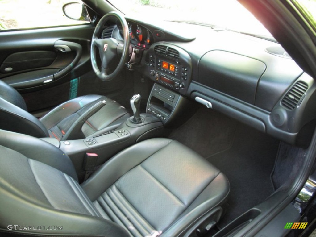 Graphite Grey Interior 2003 Porsche 911 Targa Photo #73181070