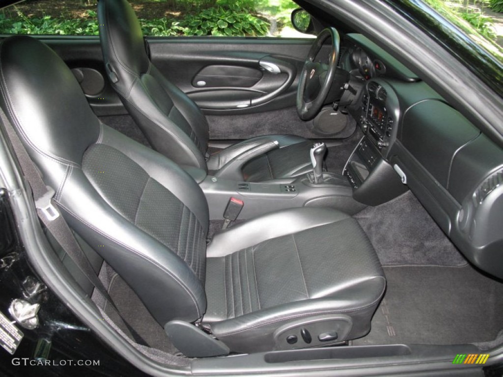 Graphite Grey Interior 2003 Porsche 911 Targa Photo #73181136