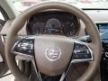 Light Platinum/Brownstone Accents 2013 Cadillac ATS 2.5L Luxury Steering Wheel