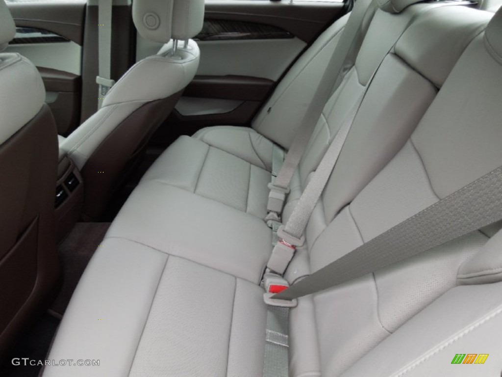 Light Platinum/Brownstone Accents Interior 2013 Cadillac ATS 2.5L Luxury Photo #73181241