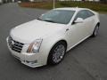 White Diamond Tricoat 2013 Cadillac CTS Coupe Exterior
