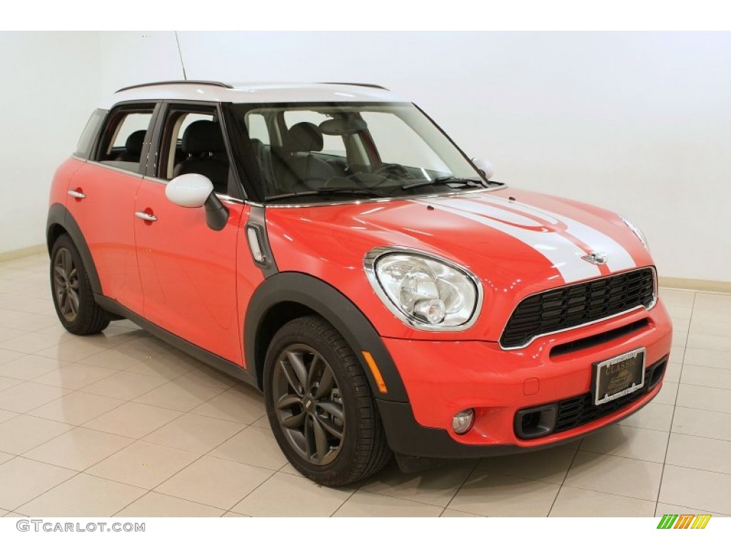 2011 Cooper S Countryman - Pure Red / Carbon Black photo #1