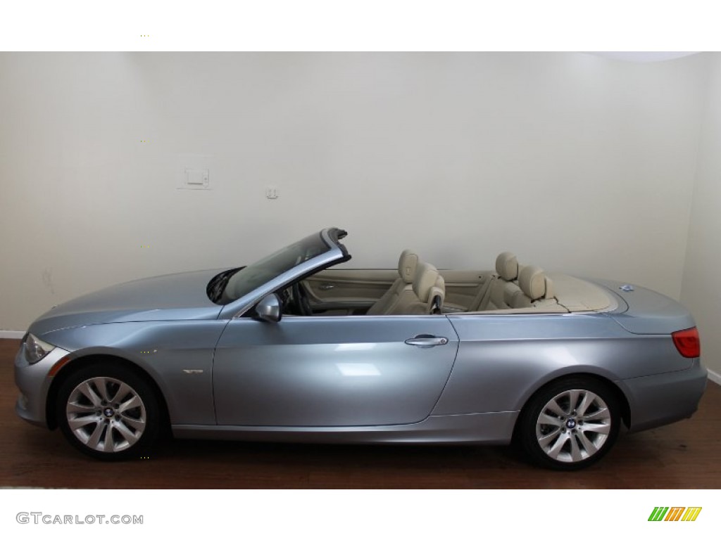 2011 3 Series 328i Convertible - Blue Water Metallic / Cream Beige photo #11