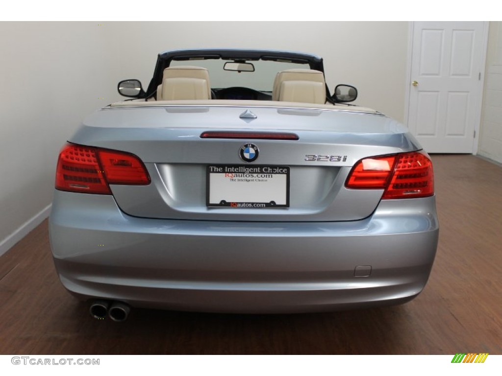 2011 3 Series 328i Convertible - Blue Water Metallic / Cream Beige photo #13