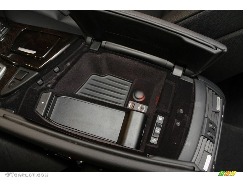 2012 5 Series 535i xDrive Sedan - Dark Graphite Metallic II / Black photo #23