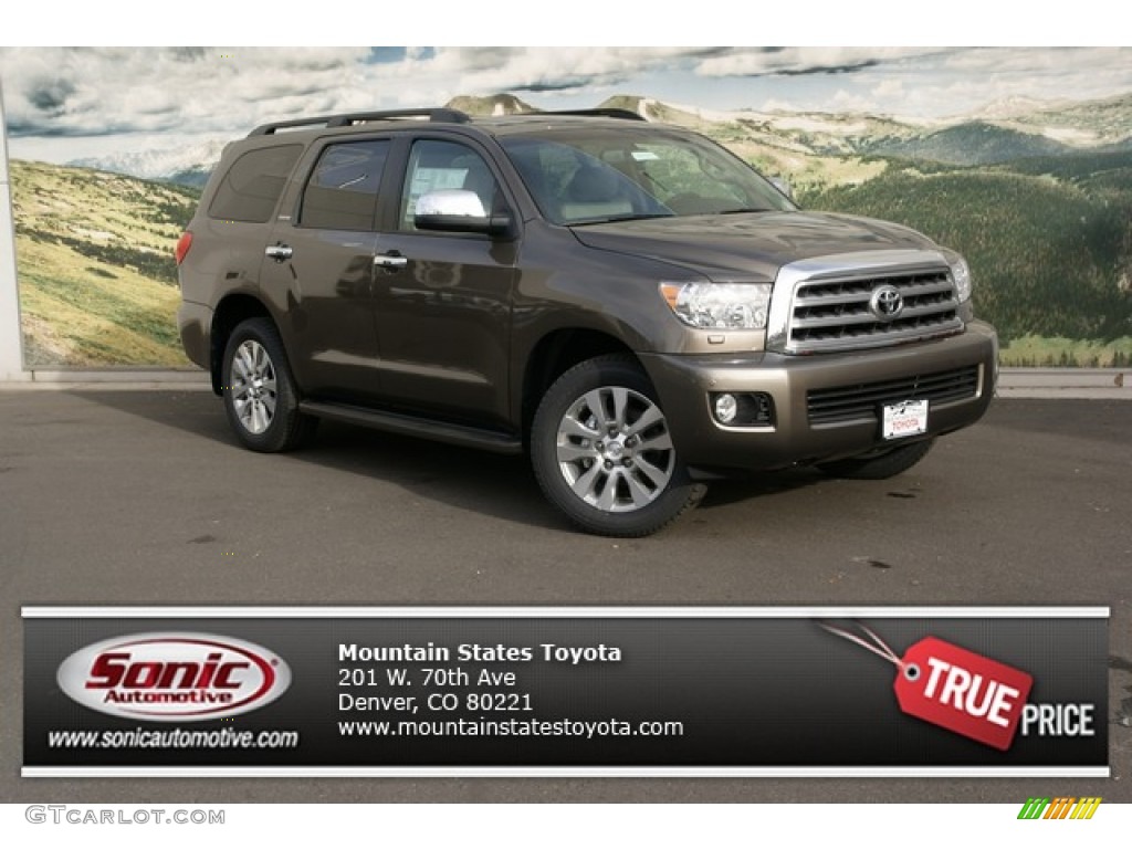 2013 Sequoia Limited 4WD - Pyrite Mica / Sand Beige photo #1
