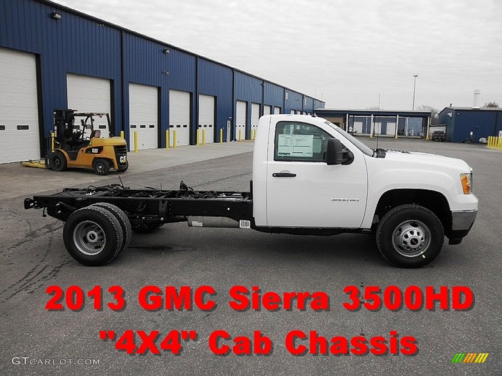 Summit White GMC Sierra 3500HD