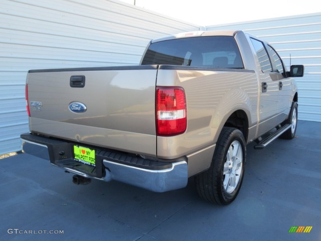2006 F150 XLT SuperCrew - Arizona Beige Metallic / Tan photo #3