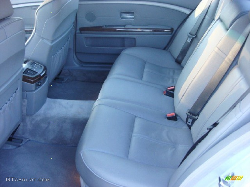 2005 7 Series 745Li Sedan - Titanium Silver Metallic / Basalt Grey/Flannel Grey photo #10