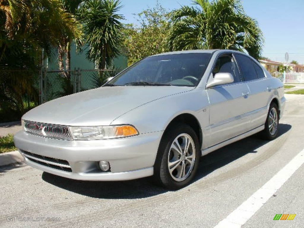 2001 Galant LS V6 - Sterling Silver Metallic / Gray photo #1