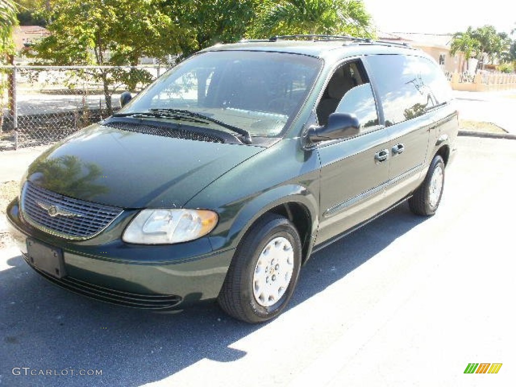 2001 Town & Country LX - Shale Green Metallic / Sandstone photo #1