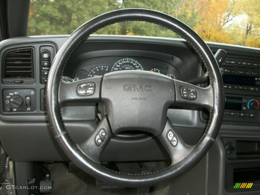 2005 Sierra 1500 SLT Crew Cab 4x4 - Silver Birch Metallic / Pewter photo #12