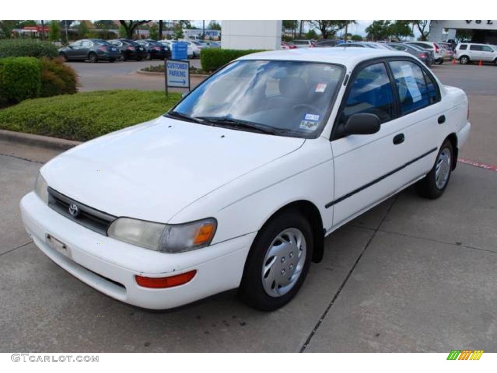 1993 Corolla DX - White / Blue photo #3