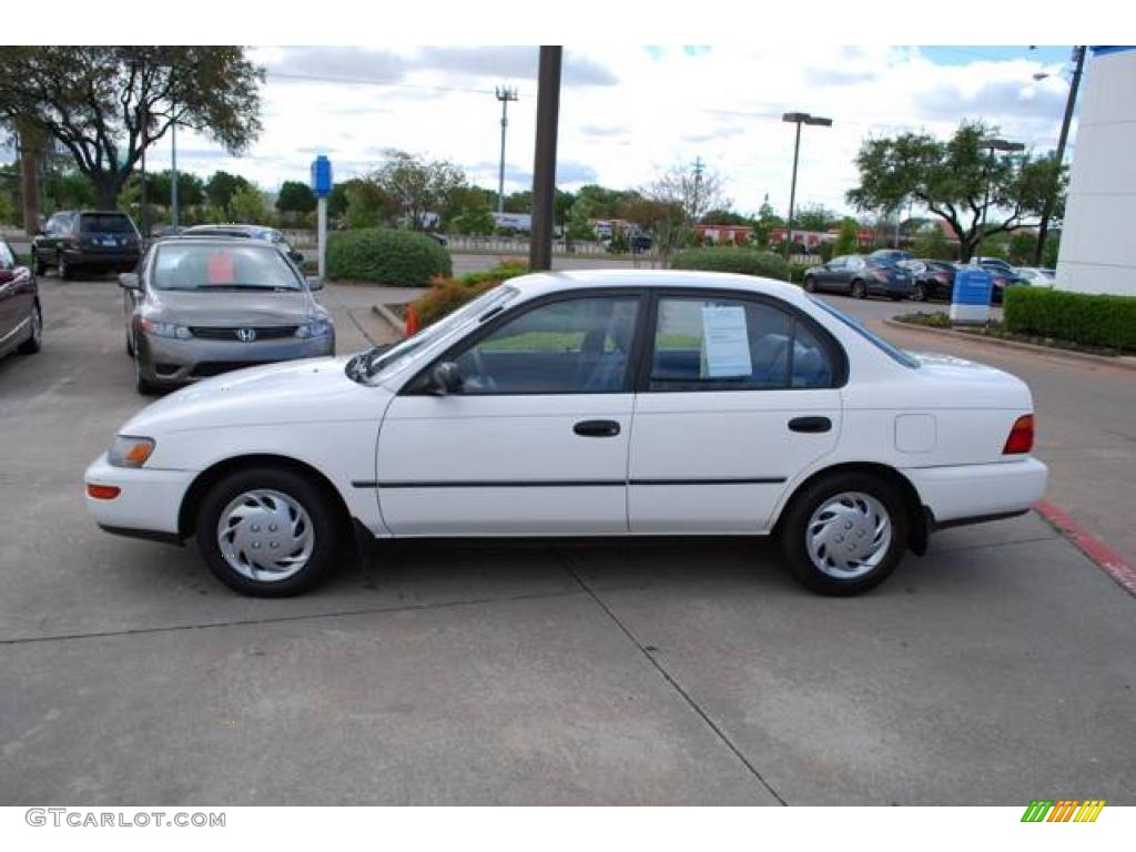 1993 Corolla DX - White / Blue photo #4