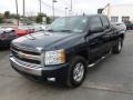 2007 Dark Blue Metallic Chevrolet Silverado 1500 LT Extended Cab 4x4  photo #3