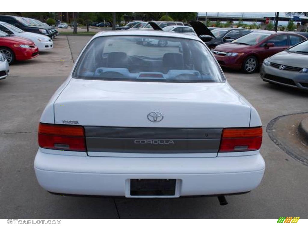 1993 Corolla DX - White / Blue photo #6