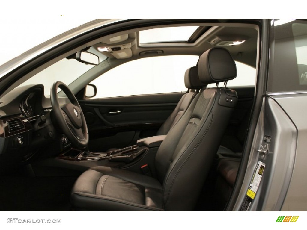 2012 3 Series 328i xDrive Coupe - Space Grey Metallic / Black photo #7
