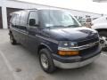 2007 Dark Blue Metallic Chevrolet Express 3500 Extended Commercial Van  photo #1