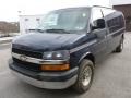 2007 Dark Blue Metallic Chevrolet Express 3500 Extended Commercial Van  photo #2