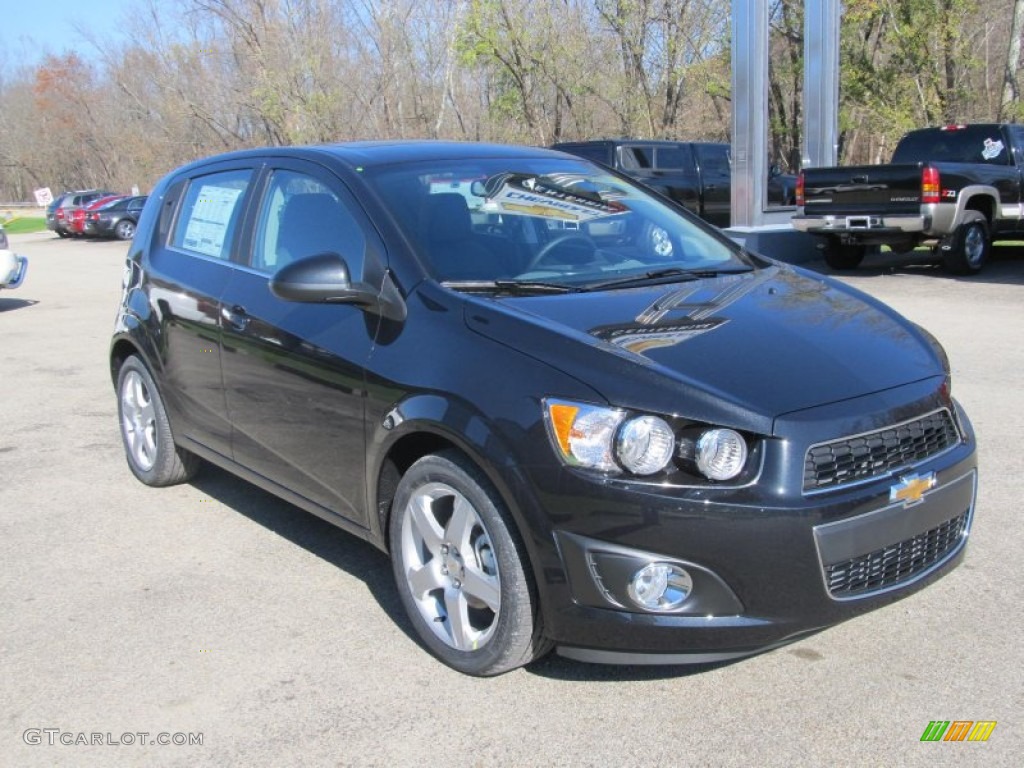 Black Granite Metallic 2013 Chevrolet Sonic LTZ Hatch Exterior Photo #73188108
