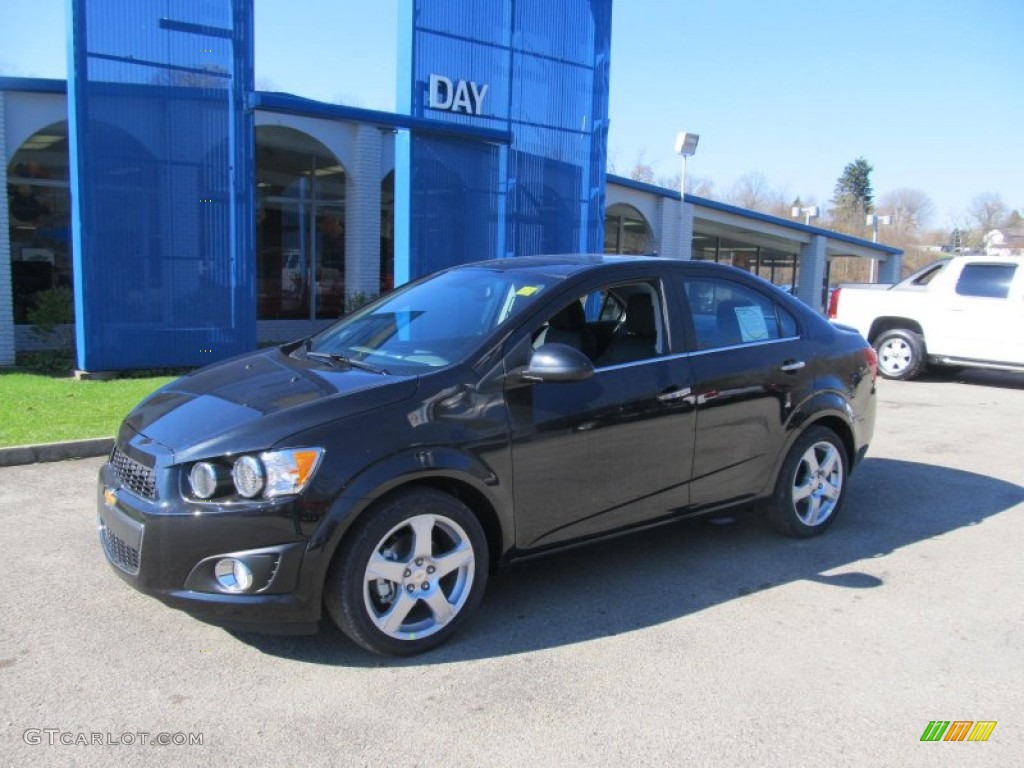 2013 Sonic LTZ Sedan - Black Granite Metallic / Jet Black/Dark Titanium photo #1