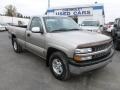 2000 Light Pewter Metallic Chevrolet Silverado 1500 LS Regular Cab 4x4  photo #1