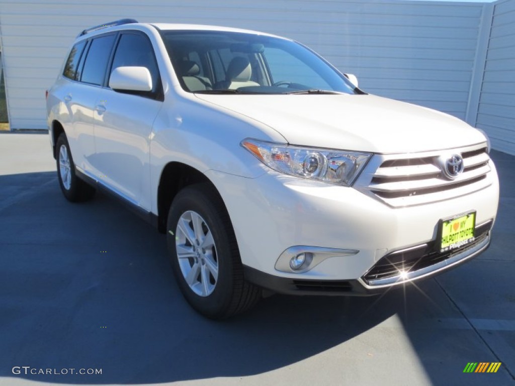 2013 Highlander SE - Blizzard White Pearl / Ash photo #1