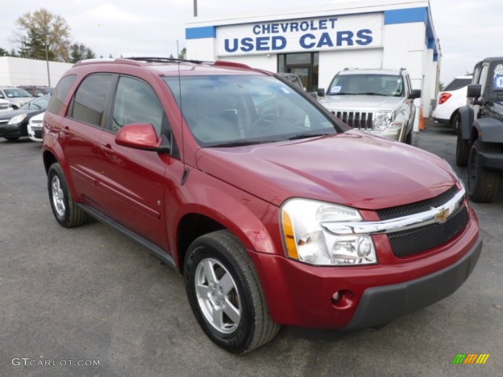 2006 Equinox LT AWD - Salsa Red Metallic / Light Gray photo #1