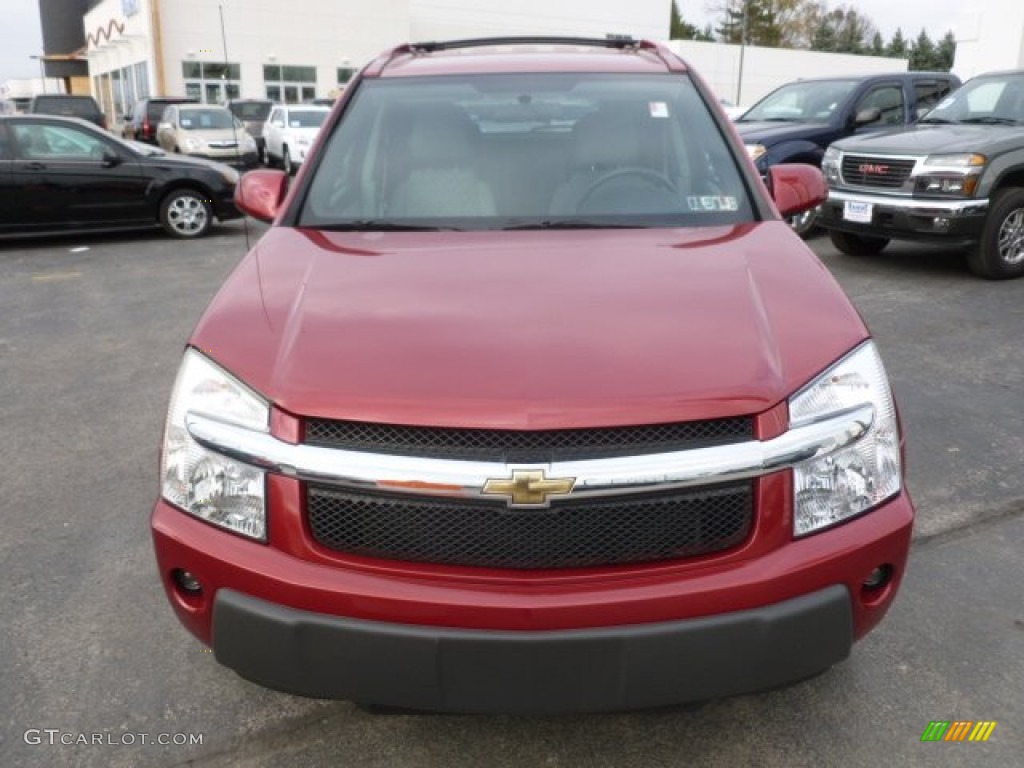 2006 Equinox LT AWD - Salsa Red Metallic / Light Gray photo #2