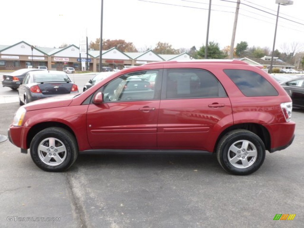 2006 Equinox LT AWD - Salsa Red Metallic / Light Gray photo #4