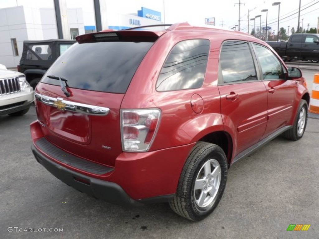 2006 Equinox LT AWD - Salsa Red Metallic / Light Gray photo #7