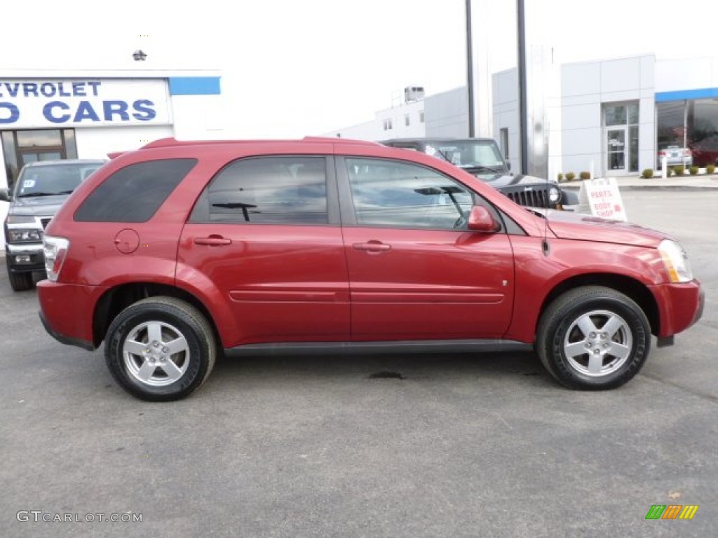 2006 Equinox LT AWD - Salsa Red Metallic / Light Gray photo #8