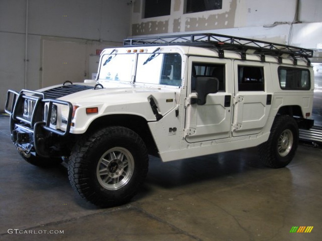 Bright White 2003 Hummer H1 Wagon Exterior Photo #73189443