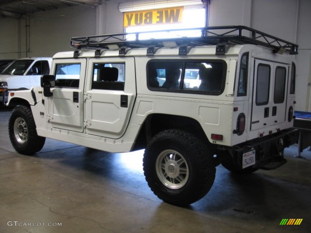 2003 H1 Wagon - Bright White / Cloud Gray photo #4