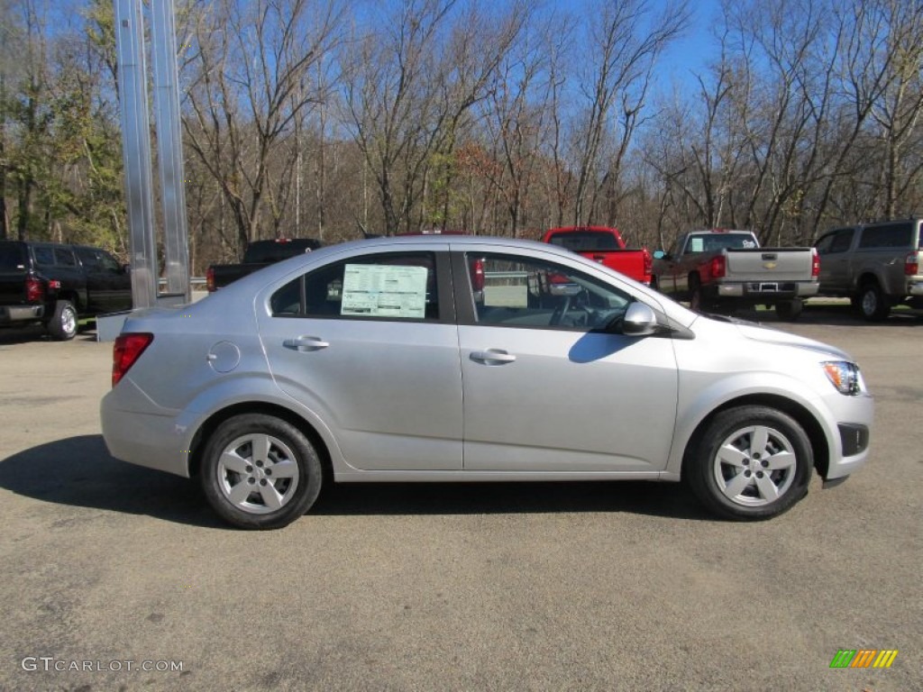 Silver Ice Metallic 2013 Chevrolet Sonic LS Sedan Exterior Photo #73189479