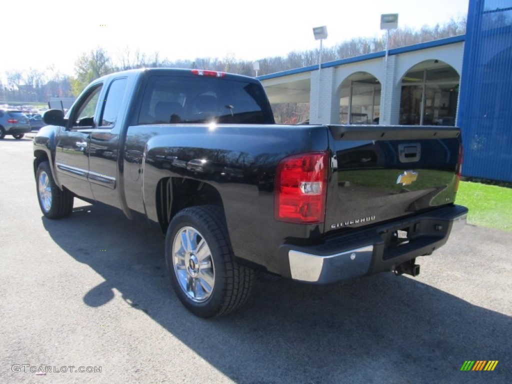 2013 Silverado 1500 LT Extended Cab 4x4 - Black / Ebony photo #4