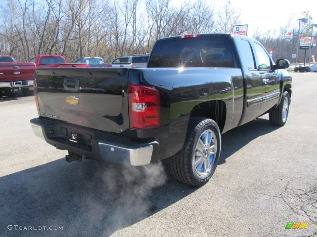 2013 Silverado 1500 LT Extended Cab 4x4 - Black / Ebony photo #6