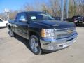 2013 Black Chevrolet Silverado 1500 LT Extended Cab 4x4  photo #9