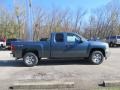 2013 Blue Granite Metallic Chevrolet Silverado 1500 LT Extended Cab 4x4  photo #7