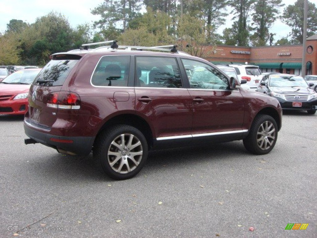 2008 Touareg 2 VR6 - Cranberry Red Metallic / Pure Beige photo #3